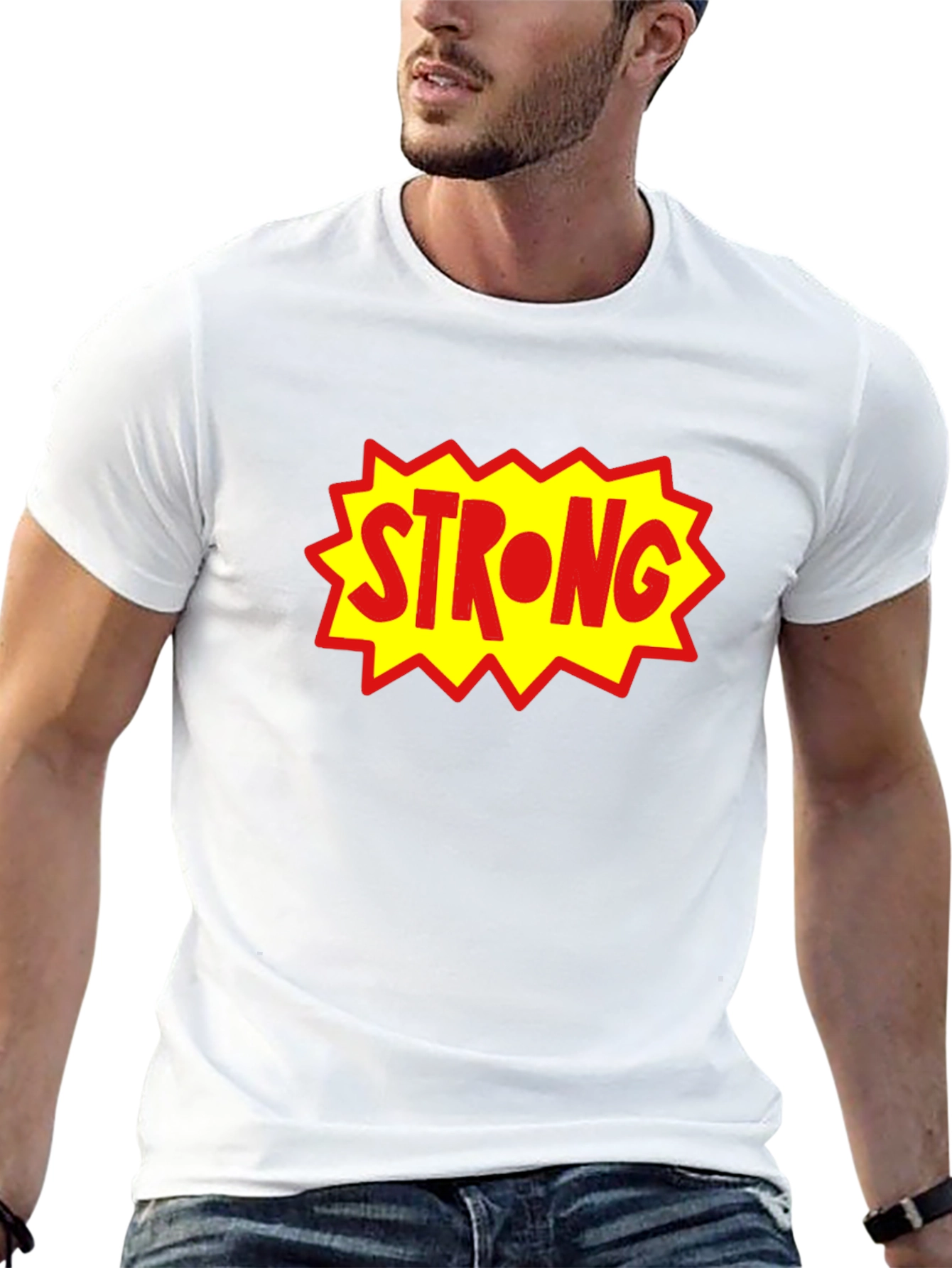 Strong Graphic Tee - Bold Statement Shirt