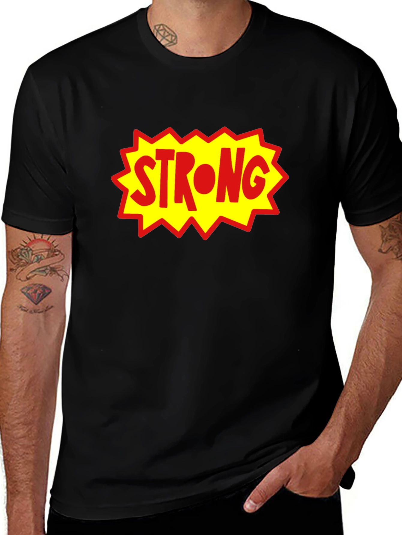Strong Graphic Tee - Bold Statement Shirt