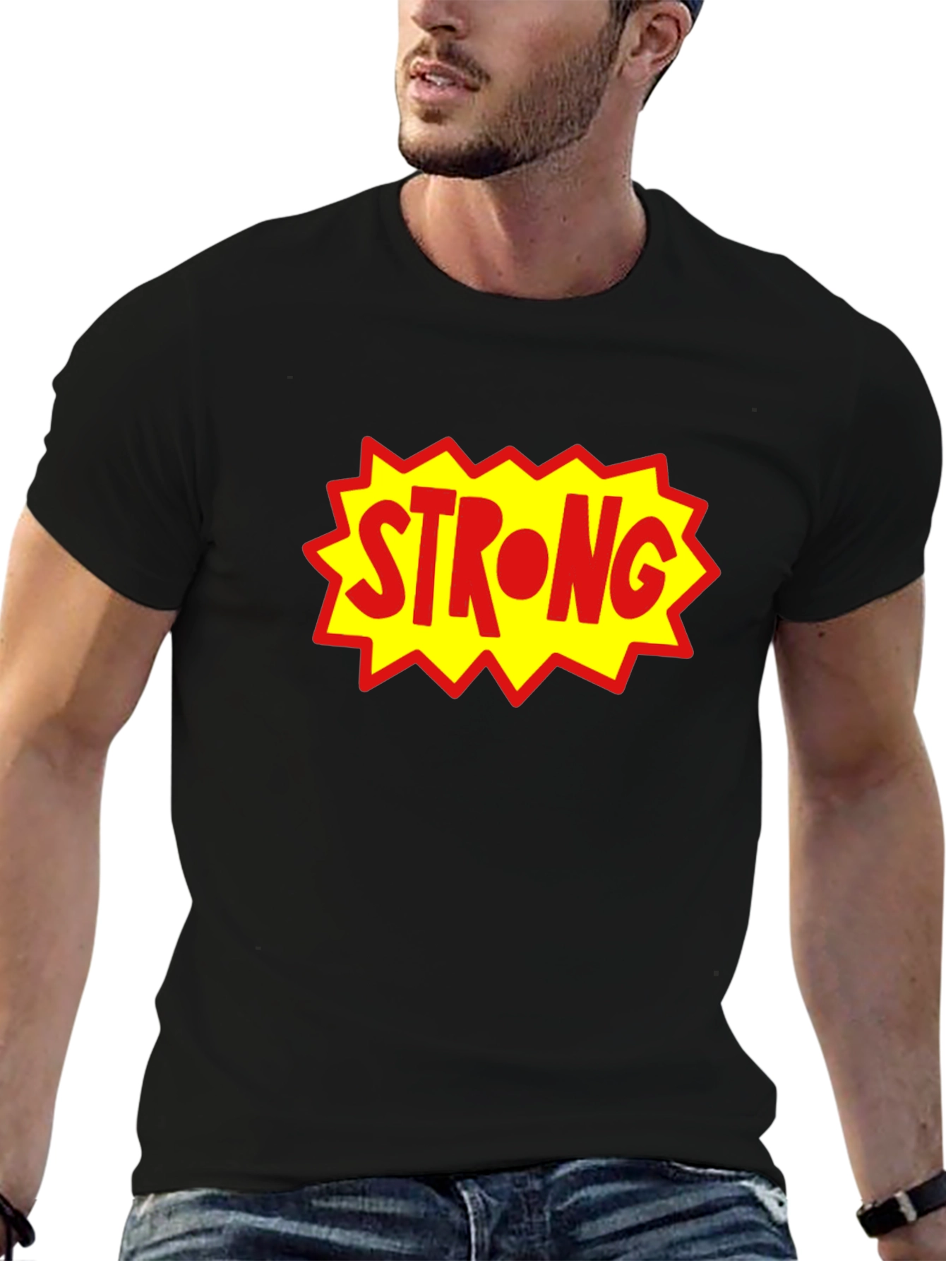 Strong Graphic Tee - Bold Statement Shirt