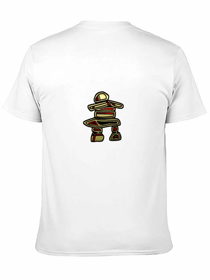 Inukshuk Graphic Tee - Black Crew Neck T-Shirt