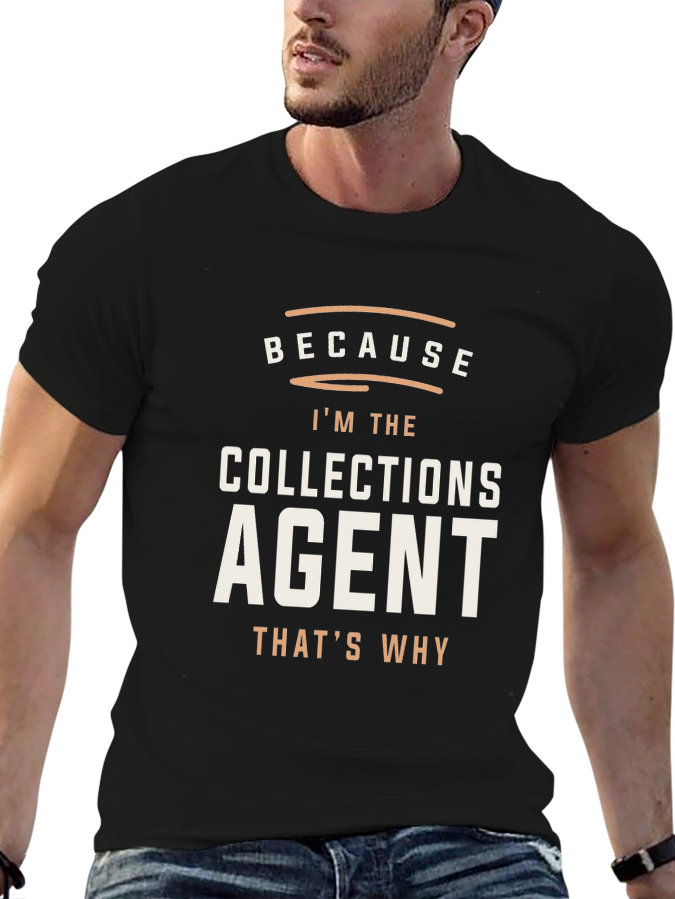 Collections Agent Graphic Tee - Because Im The