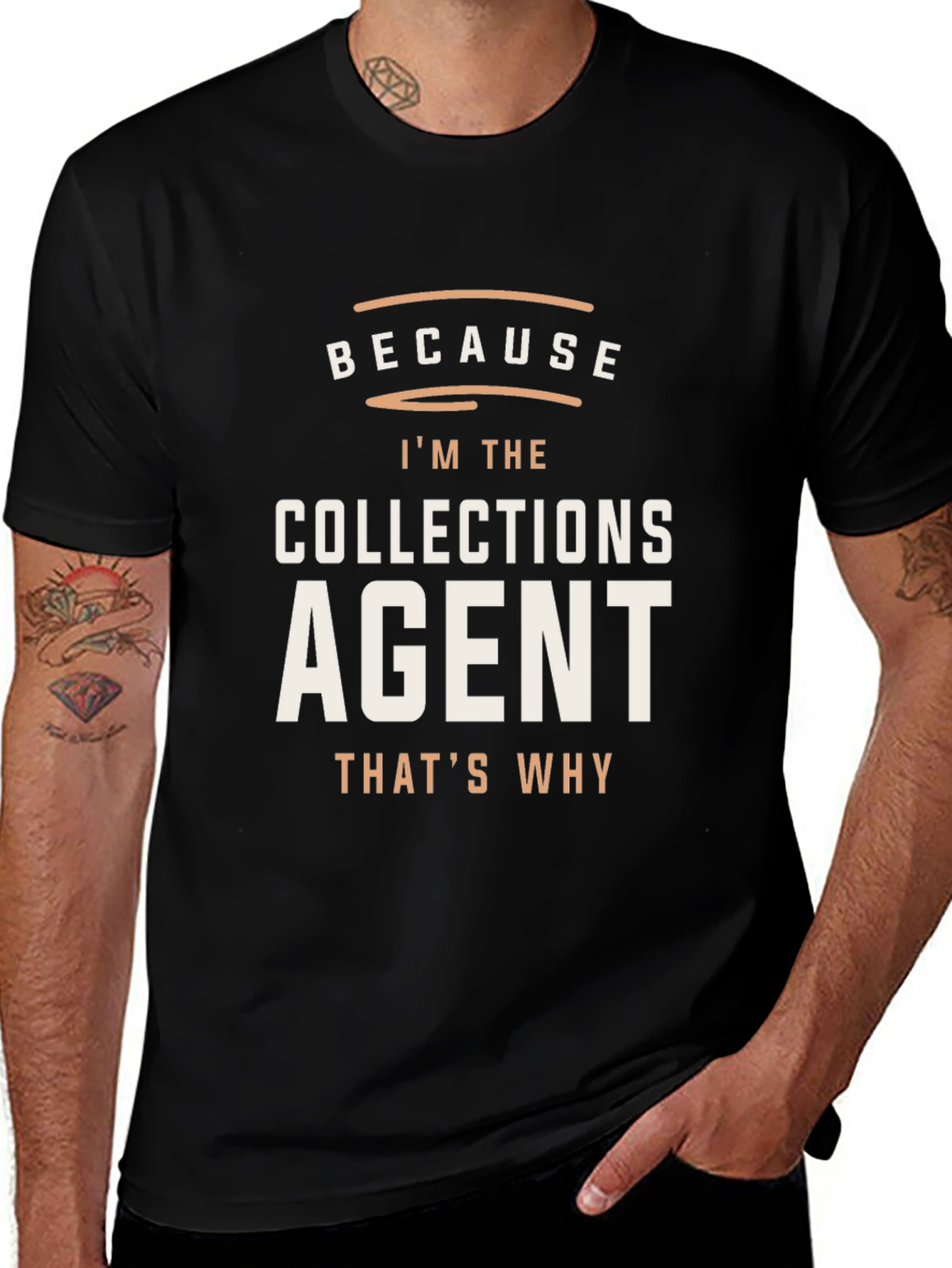 Collections Agent Graphic Tee - Because Im The