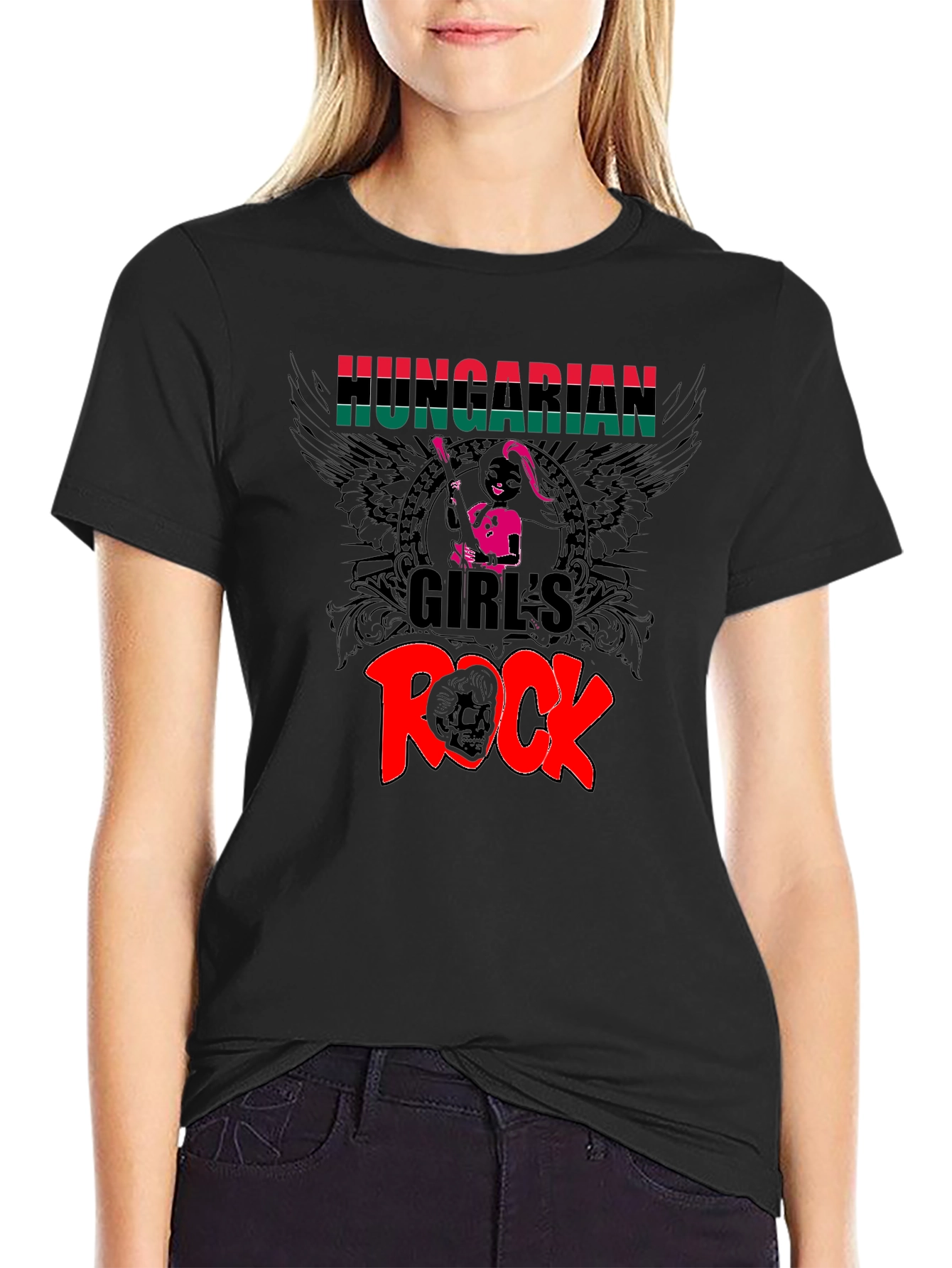 Hungarian Girls Rock T-Shirt - Black Tee