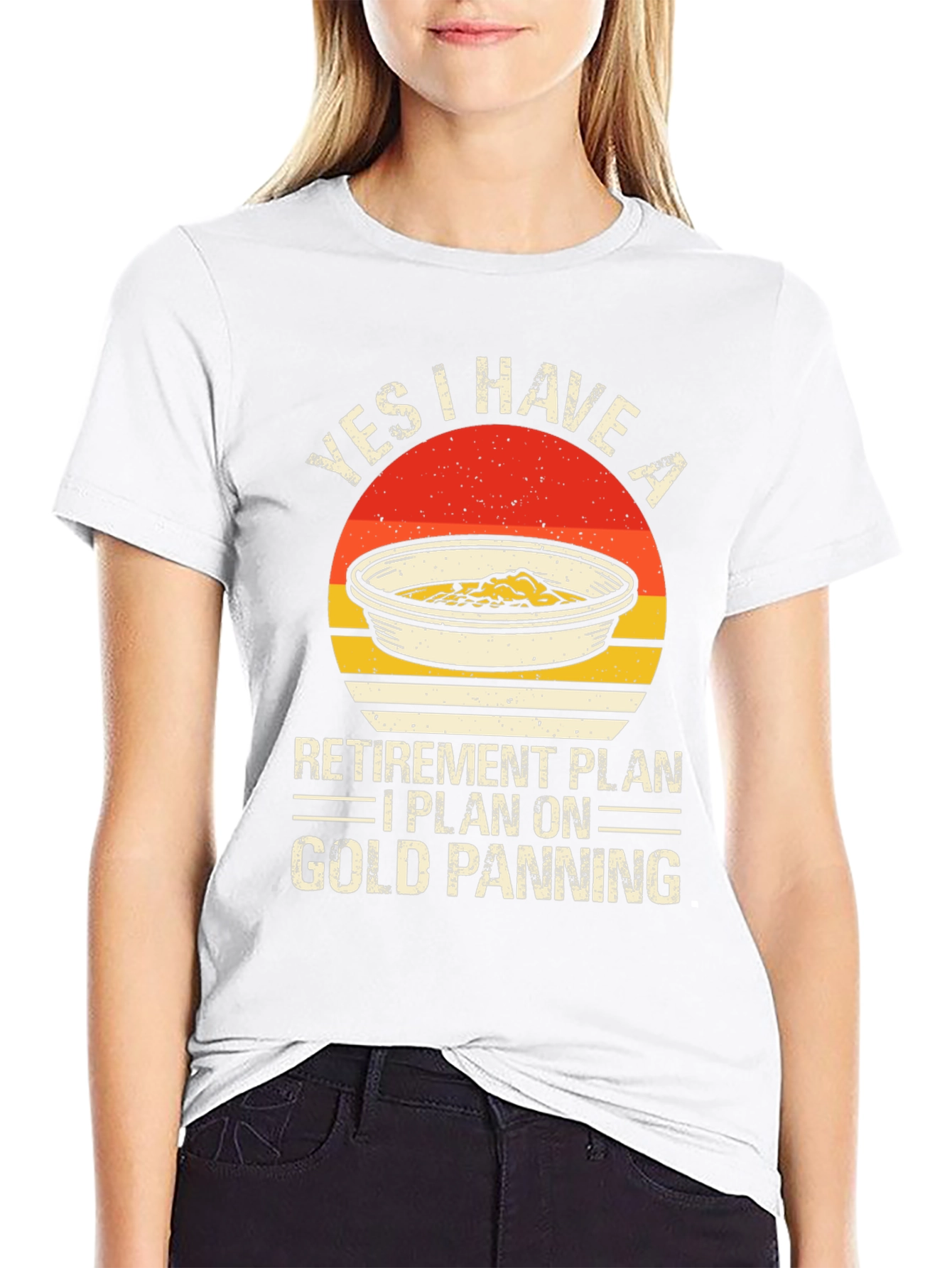Gold Panning Retirement Plan Graphic Tee