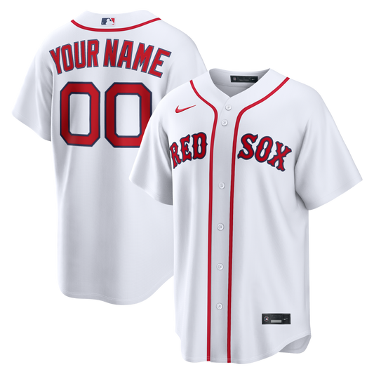 Boston Red Sox Nike Home Replica Custom Jersey - White