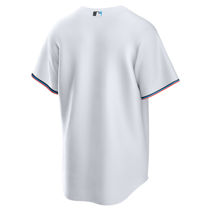 Miami Marlins Nike Home Big &amp;amp; Tall Replica Jersey - White