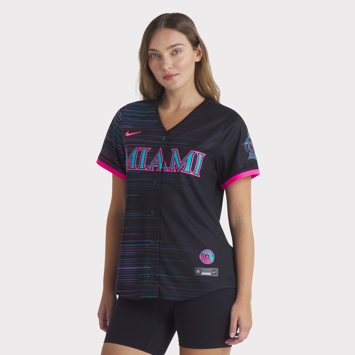 Miami Marlins Nike Women's 2025 City Connect Limited Jersey - Black