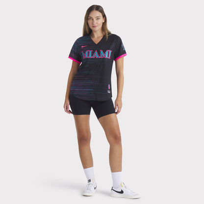 Miami Marlins Nike Women's 2025 City Connect Limited Jersey - Black
