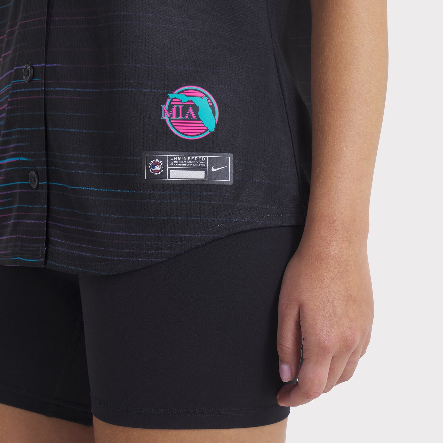 Miami Marlins Nike Women's 2025 City Connect Limited Jersey - Black