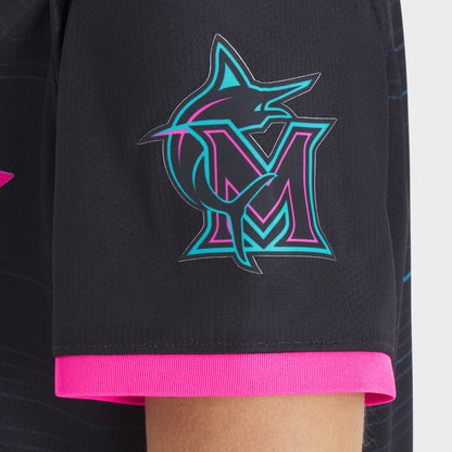 Miami Marlins Nike Women's 2025 City Connect Limited Jersey - Black