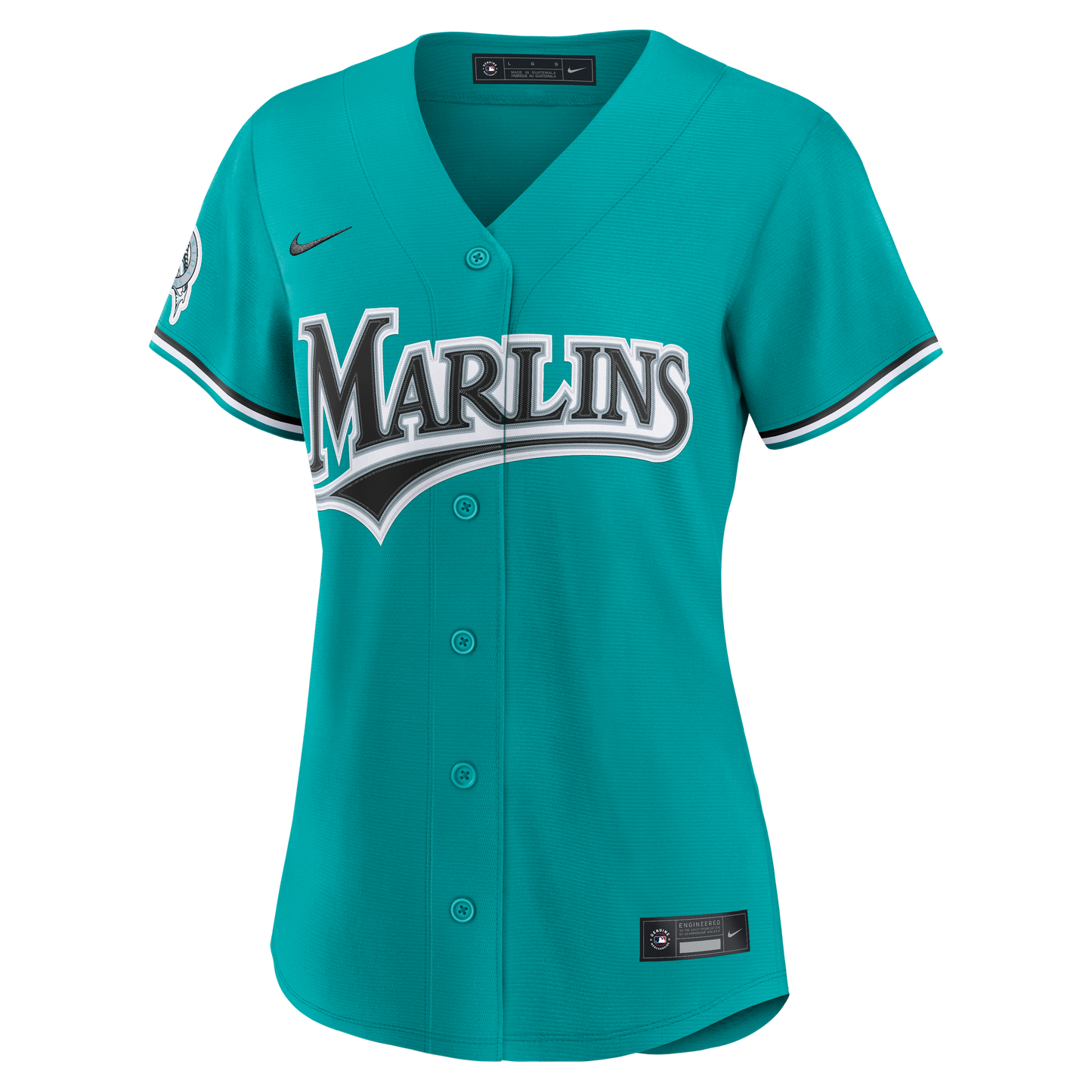 Miami Marlins Nike Women's Alternate Stadium Jersey - Teal