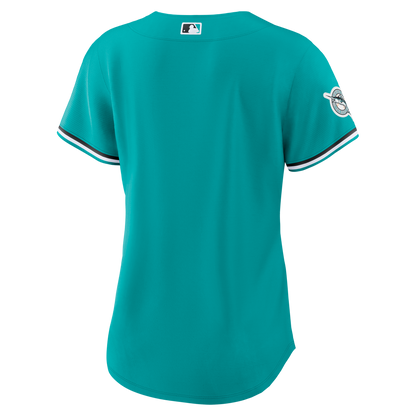 Miami Marlins Nike Women's Alternate Stadium Jersey - Teal
