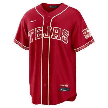 Brandon Nimmo Texas Rangers Nike 2026 City Connect Stadium Jersey - Red
