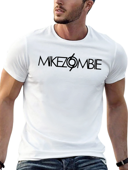 Mike Zombie Graphic T-Shirt - Black Crew Neck