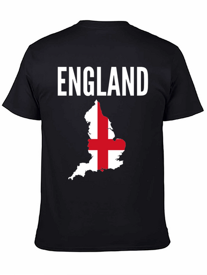 England Flag Map Graphic T-Shirt