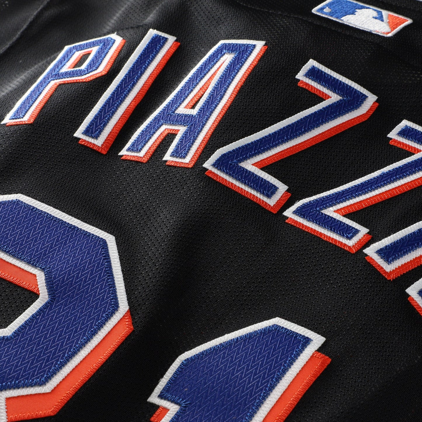Mike Piazza New York Mets Mitchell &amp;amp; Ness Big &amp;amp; Tall Cooperstown Mesh Batting Practice Jersey - Black