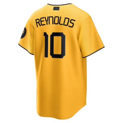 Bryan Reynolds Pittsburgh Pirates Nike City Connect Replica Player Jersey - Gold