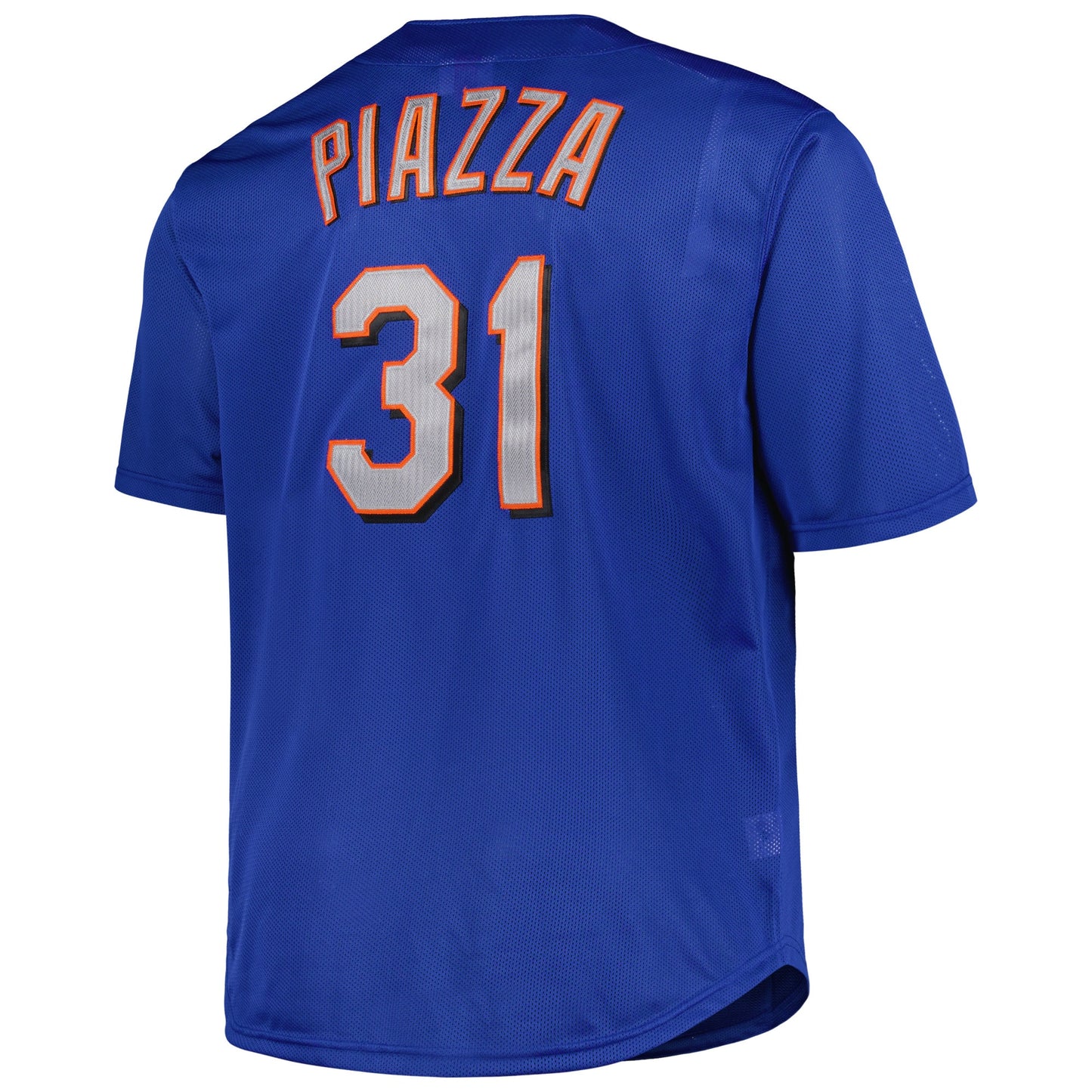 Mike Piazza New York Mets Mitchell &amp;amp; Ness Big &amp;amp; Tall Cooperstown Mesh Batting Practice Jersey - Royal