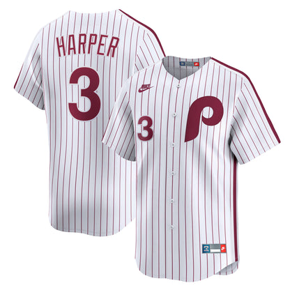 Bryce Harper Philadelphia Phillies Nike Cooperstown Collection Limited Jersey - White