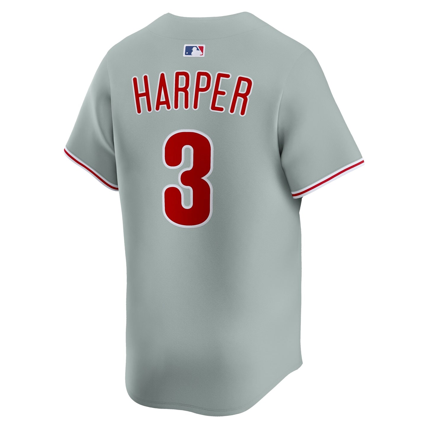 Bryce Harper Philadelphia Phillies Nike Road Limited Player Jersey - Gray