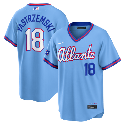 Mike Yastrzemski Atlanta Braves Nike 2026 City Connect Stadium Jersey - Powder Blue