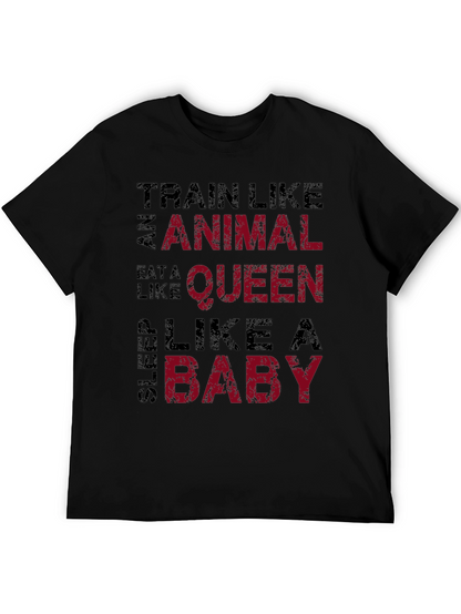 Train Like an Animal Funny Workout T-Shirt