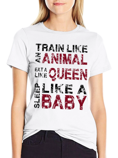 Train Like an Animal Funny Workout T-Shirt