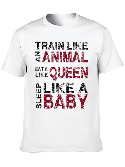 Train Like an Animal Funny Workout T-Shirt