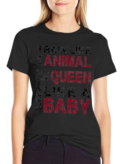Train Like an Animal Funny Workout T-Shirt