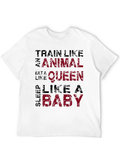 Train Like an Animal Funny Workout T-Shirt
