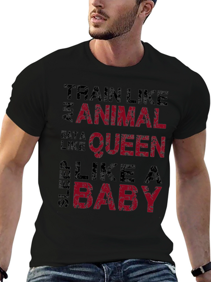 Train Like an Animal Funny Workout T-Shirt