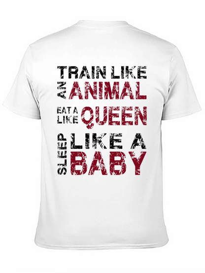 Train Like an Animal Funny Workout T-Shirt
