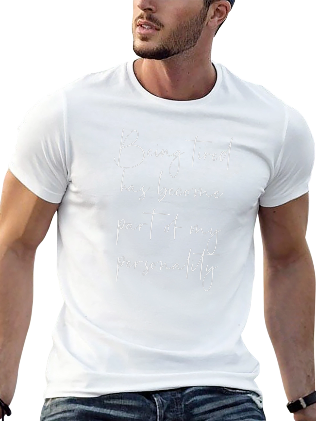 Being Tired T-Shirt: Funny Unisex Tee