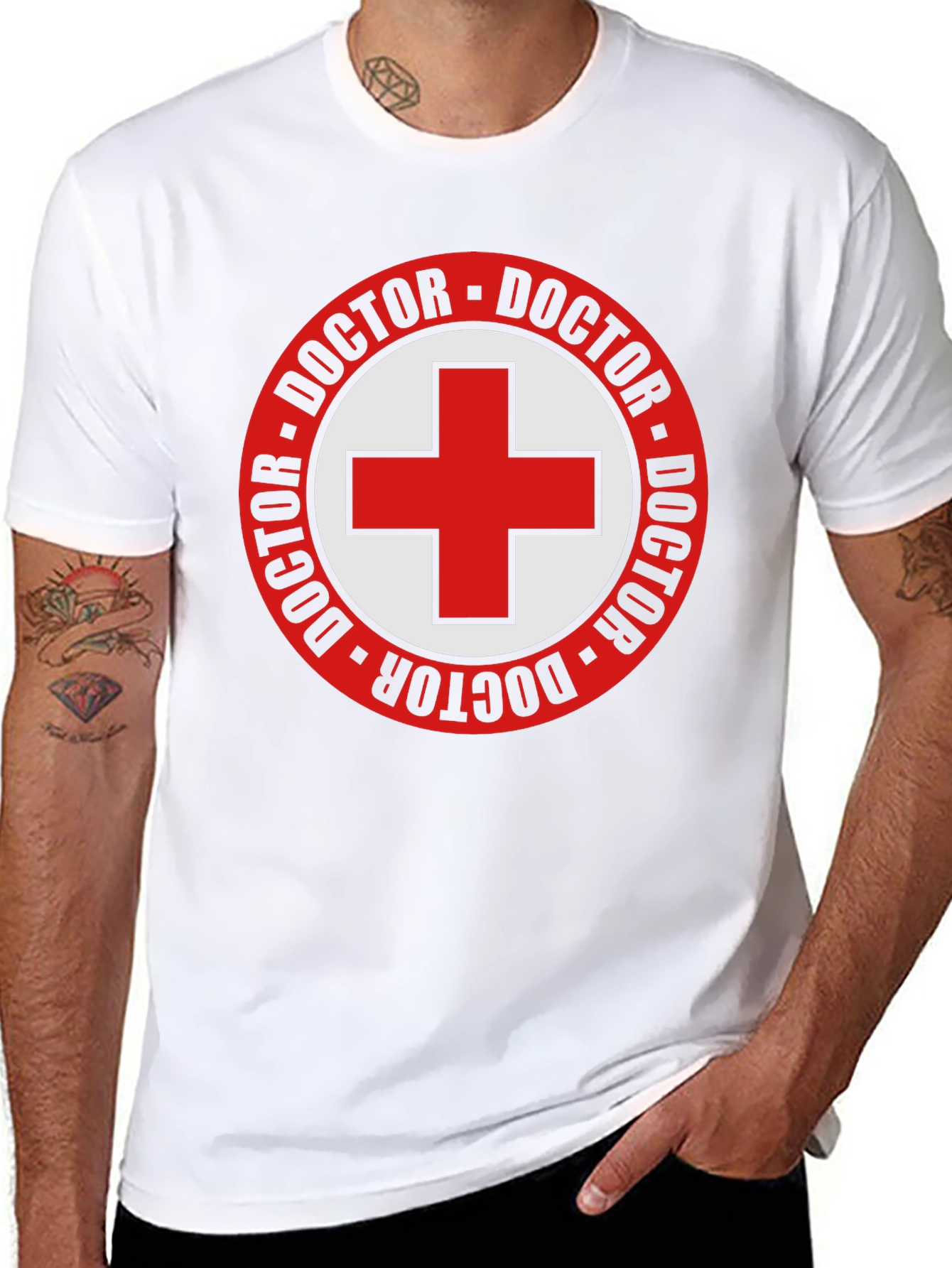 Doctor Symbol Black T-Shirt