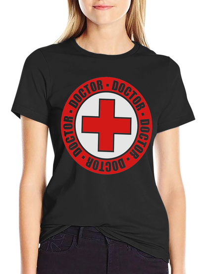 Doctor Symbol Black T-Shirt