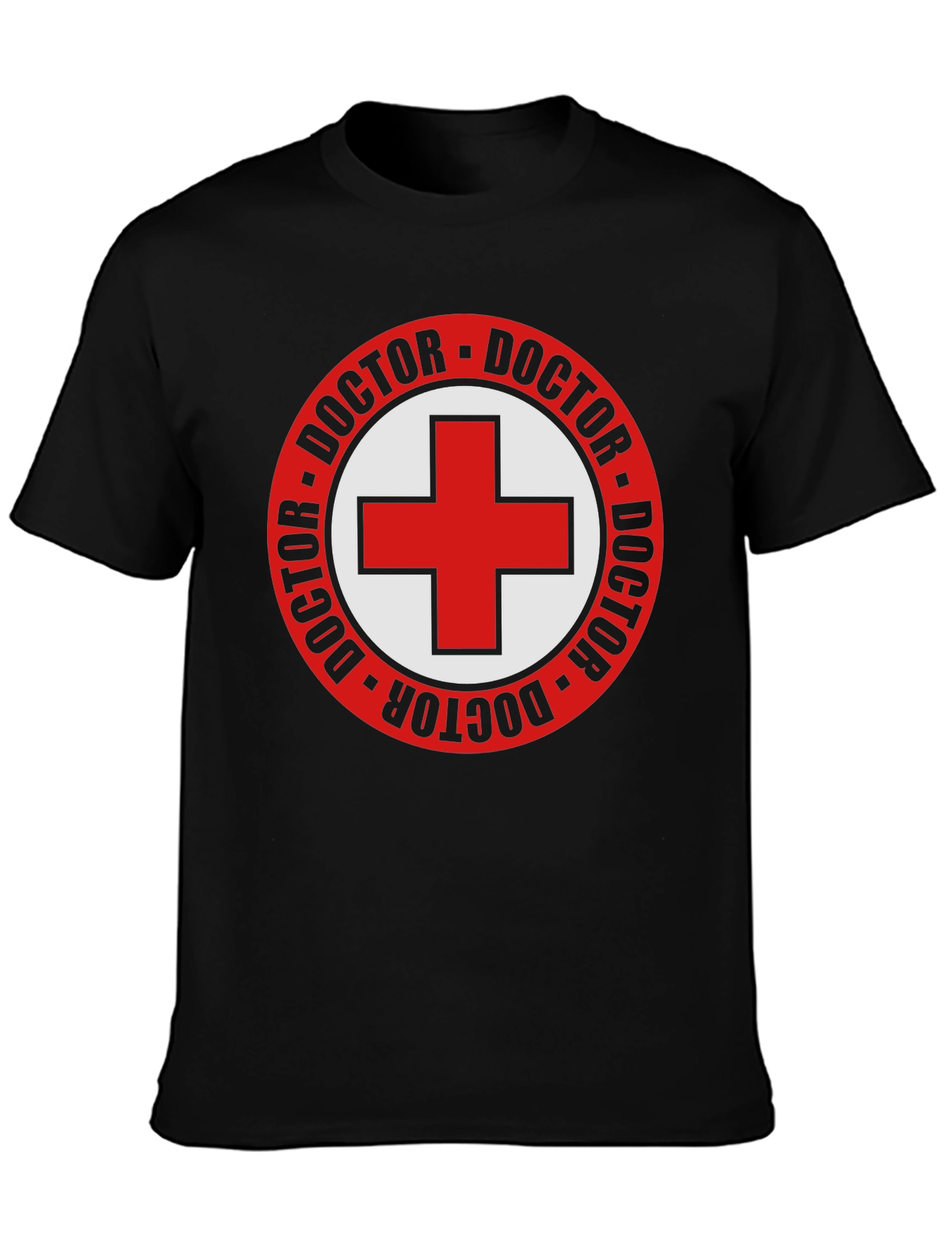 Doctor Symbol Black T-Shirt