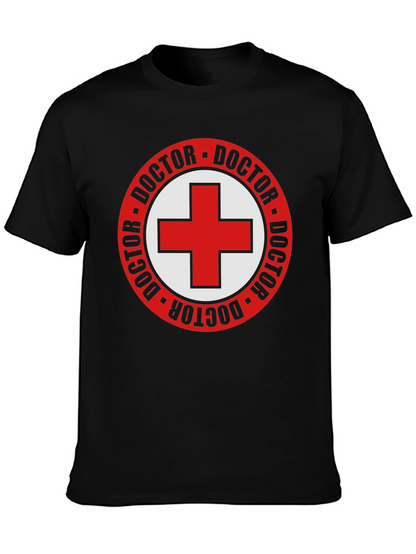 Doctor Symbol Black T-Shirt