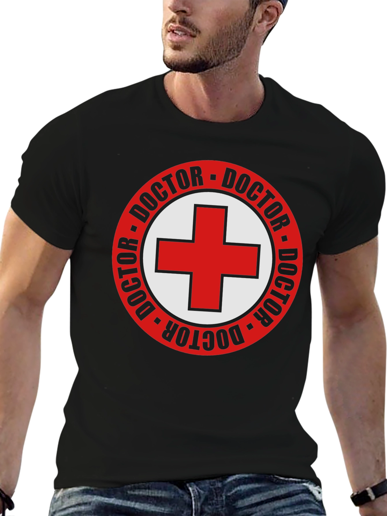 Doctor Symbol Black T-Shirt