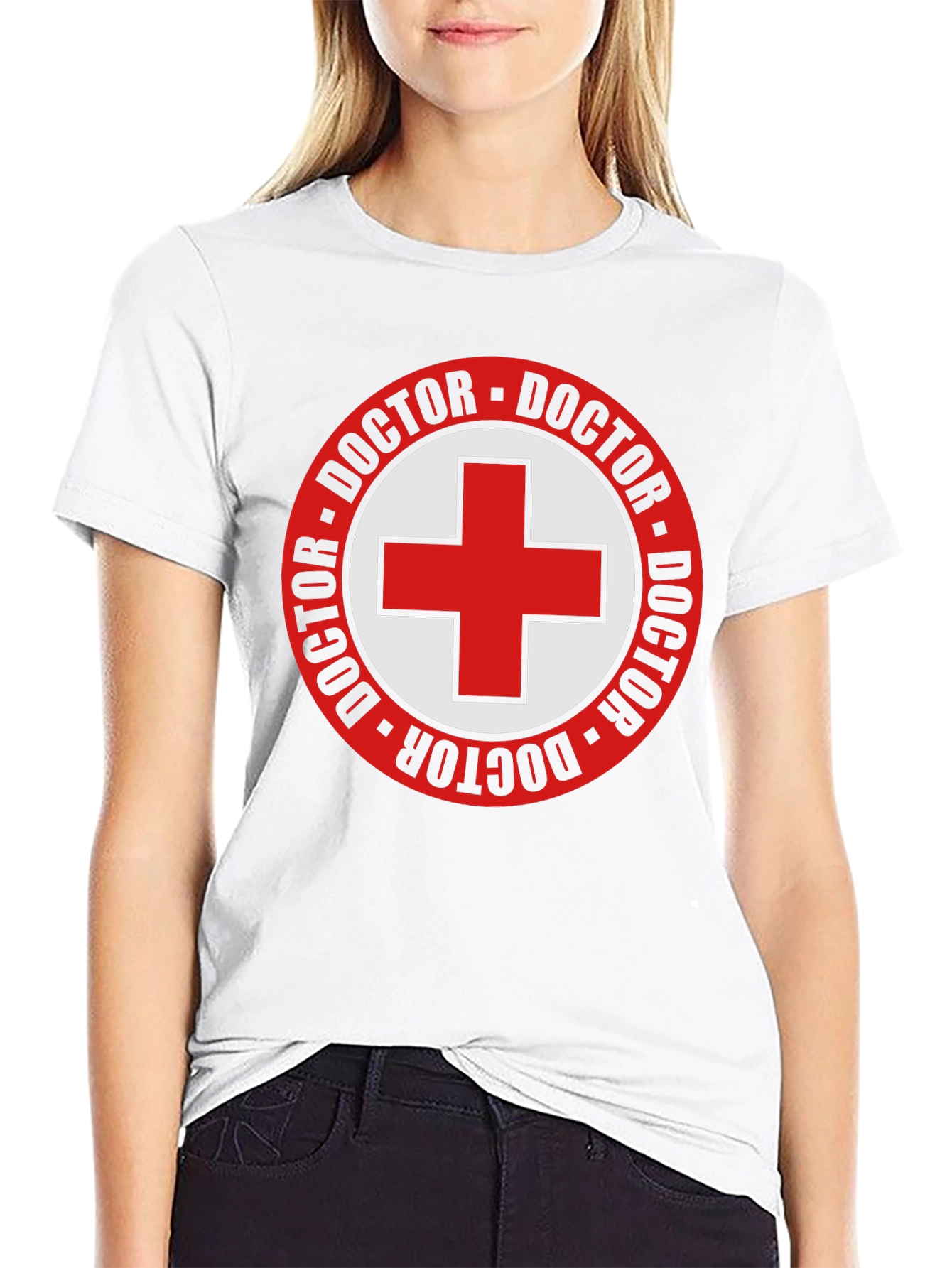 Doctor Symbol Black T-Shirt