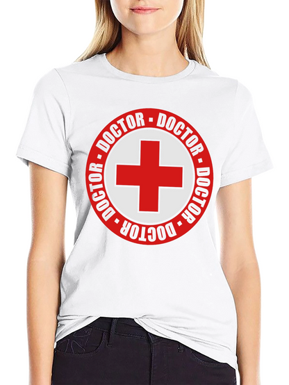 Doctor Symbol Black T-Shirt