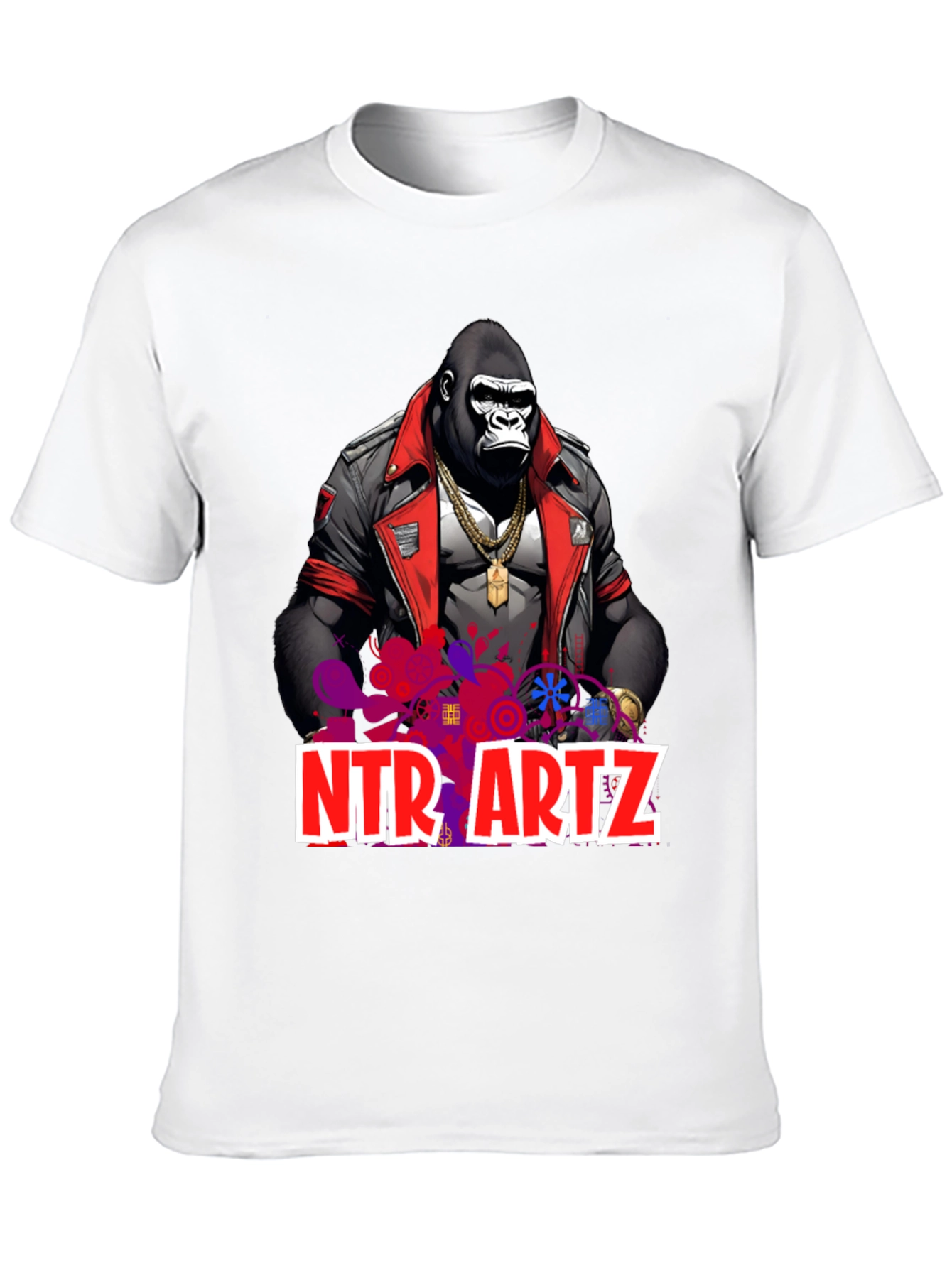 Gorilla Art T-Shirt - Mens Graphic Tee