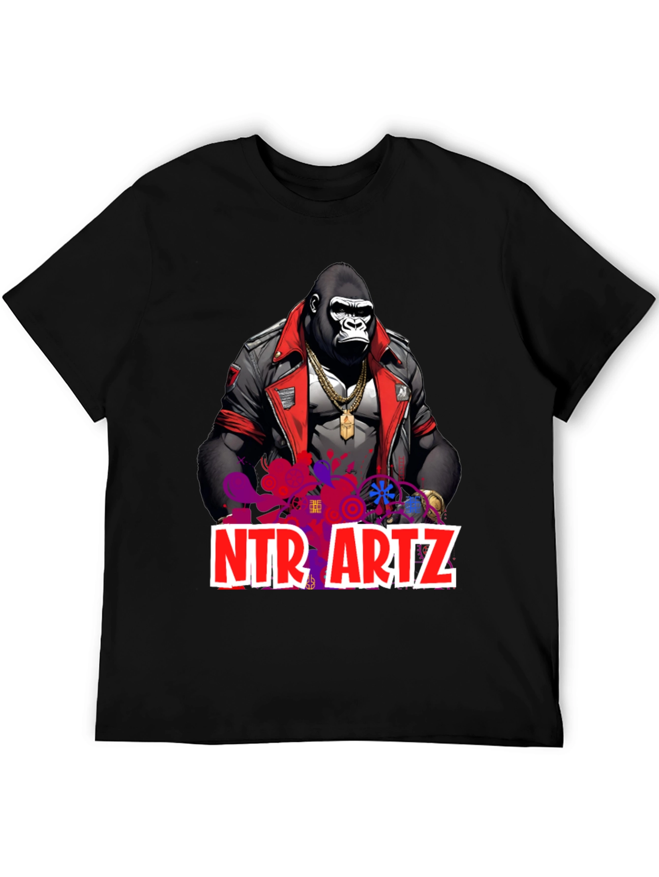 Gorilla Art T-Shirt - Mens Graphic Tee