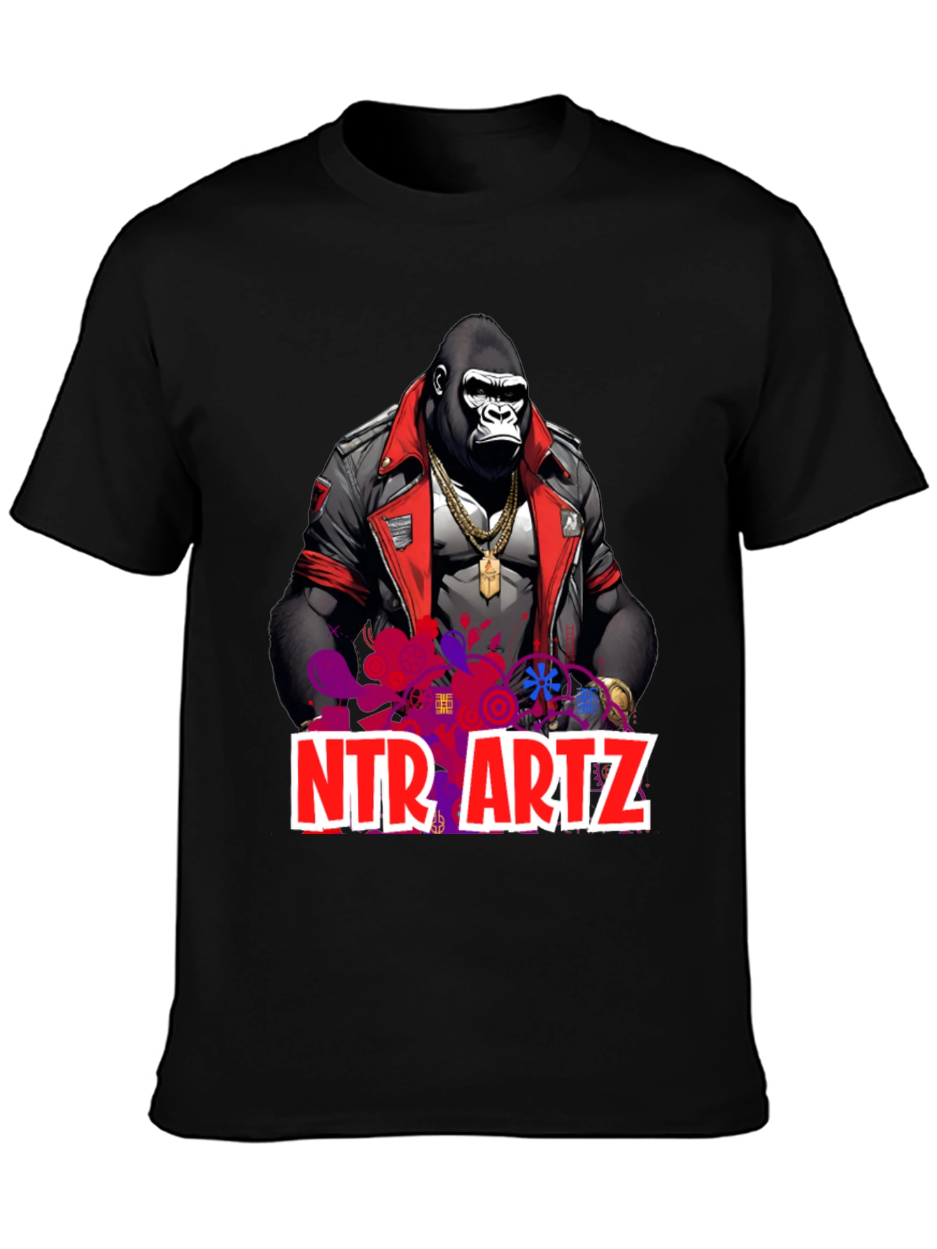 Gorilla Art T-Shirt - Mens Graphic Tee