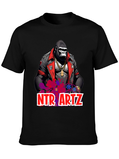 Gorilla Art T-Shirt - Mens Graphic Tee