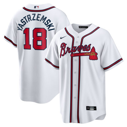 Mike Yastrzemski Atlanta Braves Nike Replica Jersey - White