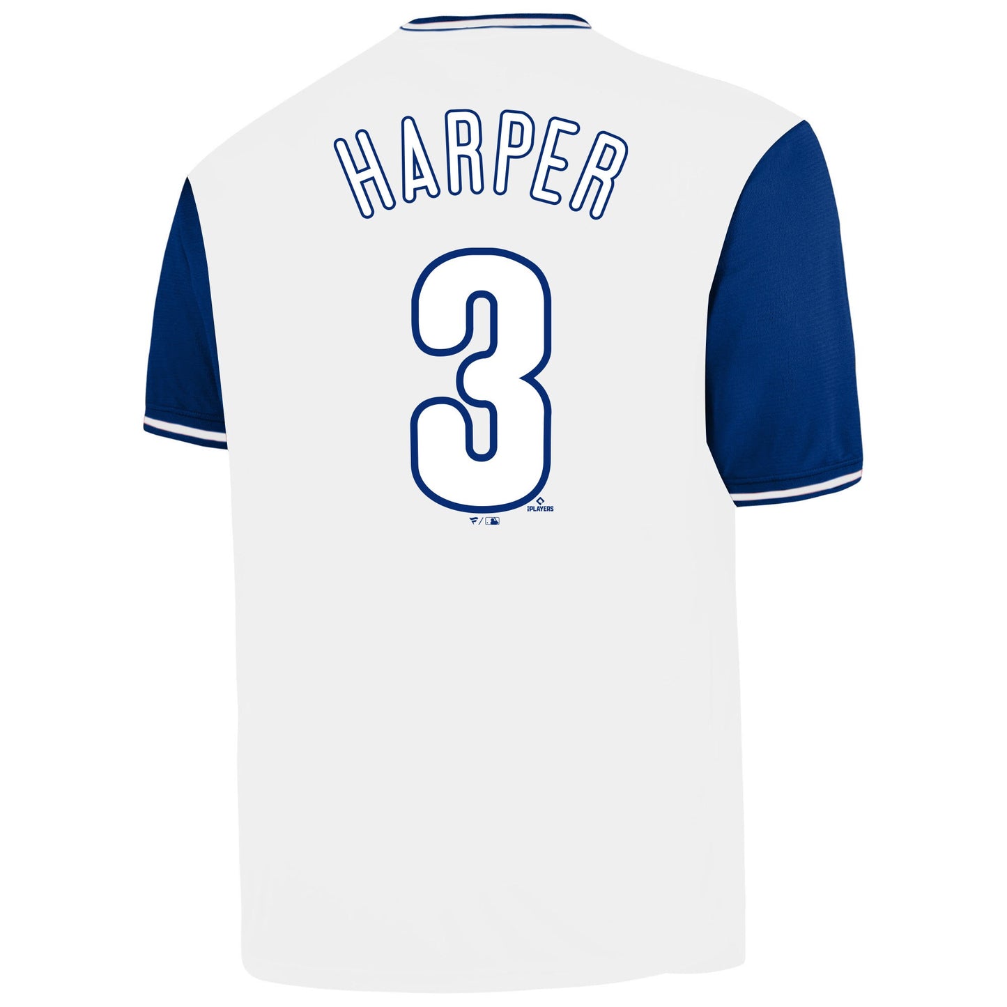 Bryce Harper Philadelphia Phillies Profile Big &amp;amp; Tall Name &amp;amp; Number Jersey - White