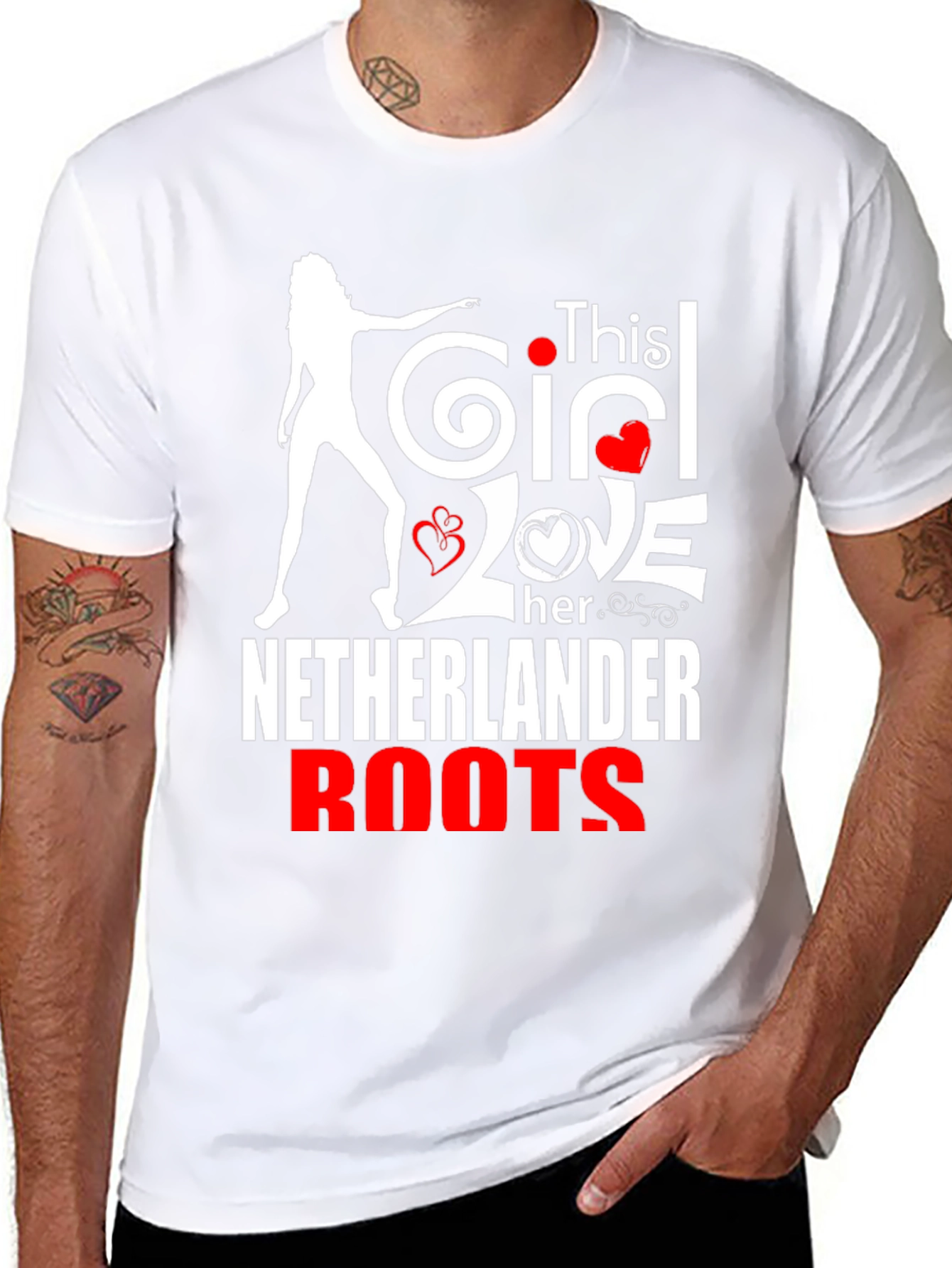 This Girl Loves Her Netherlander Roots T-Shirt
