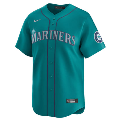 Cal Raleigh Seattle Mariners Nike Alternate Limited Jersey - Teal