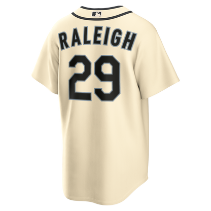 Cal Raleigh Seattle Mariners Nike Alternate Replica Jersey - Cream