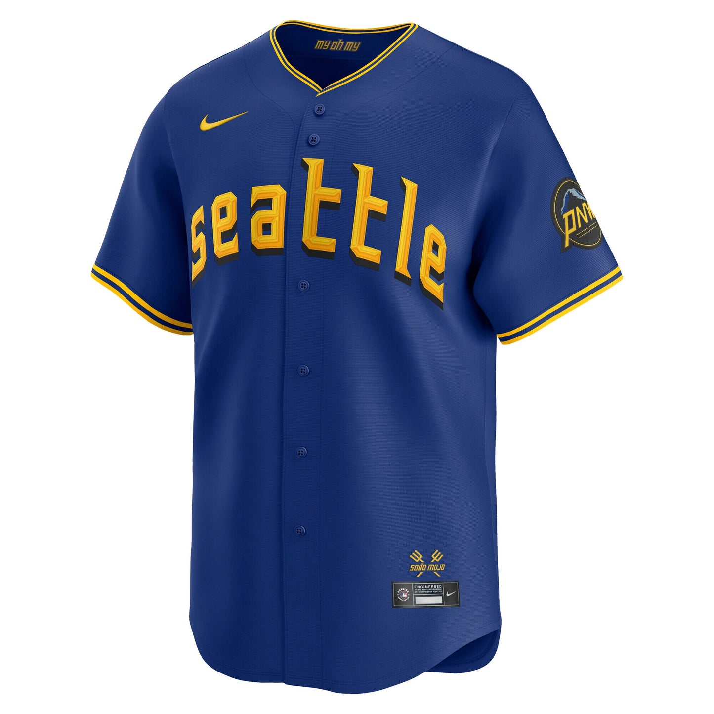 Cal Raleigh Seattle Mariners Nike City Connect Limited Jersey - Blue